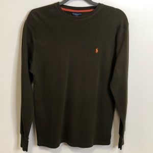 Polo Ralph Lauren green thermal sleepwear size M